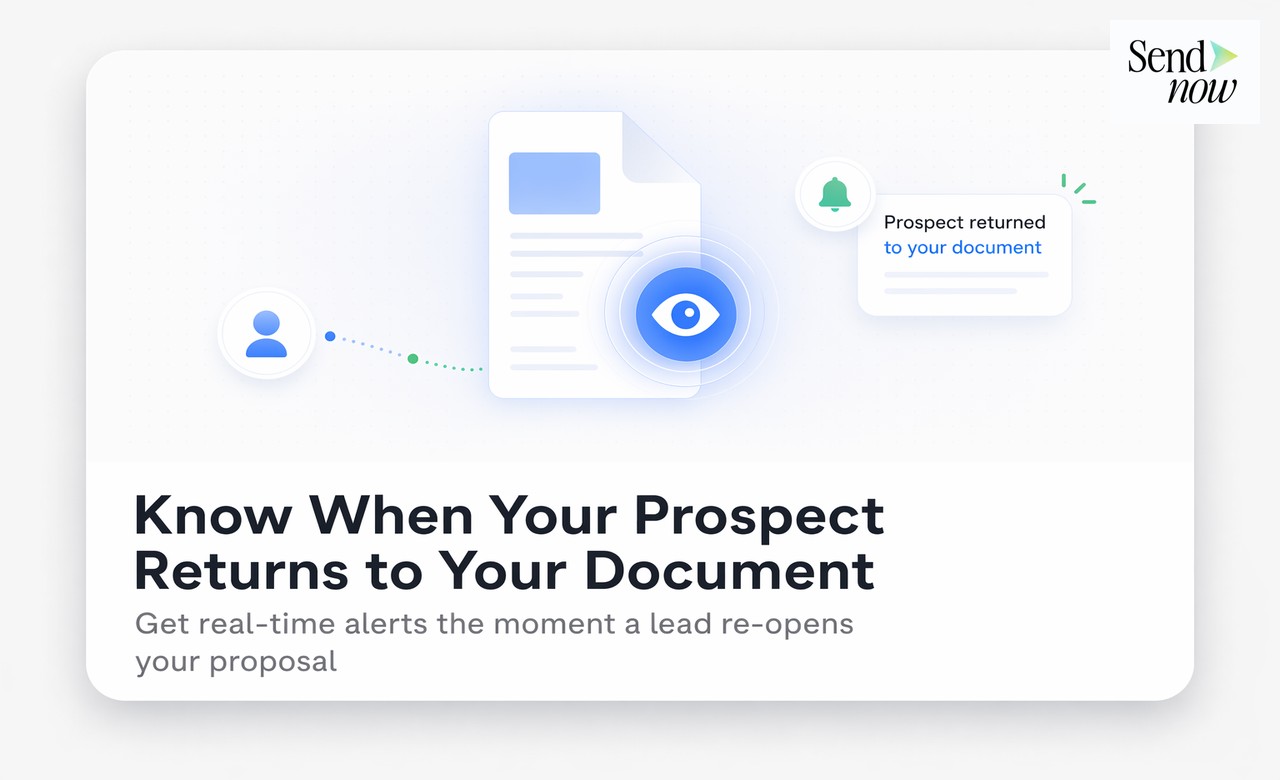 How to Know When a Prospect Comes Back to Your Document