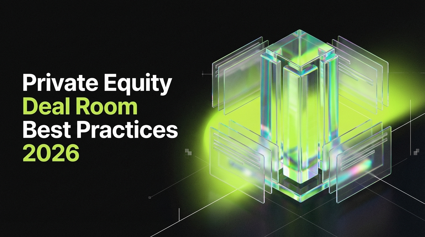 Private Equity Deal Room Best Practices for 2026