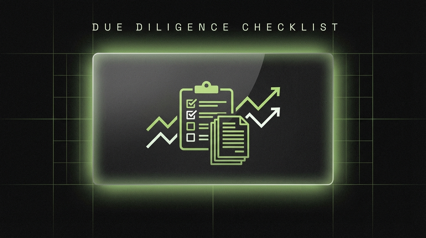 The complete due diligence checklist for seed and Series A startups raising a funding round. Know exactly what documents investors request, how to build your data room, and how to close faster.