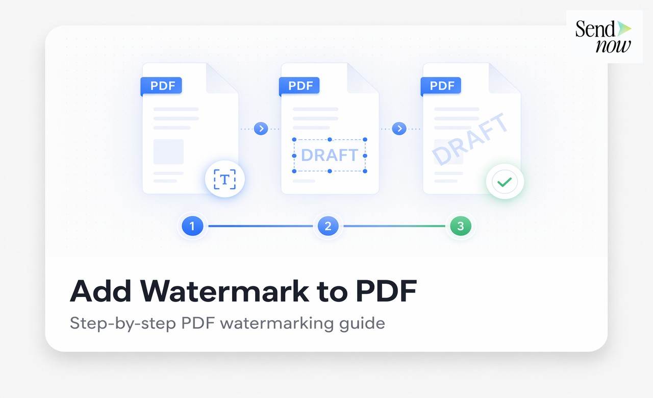 How to Add a Visible Watermark to a PDF Before Sharing It
