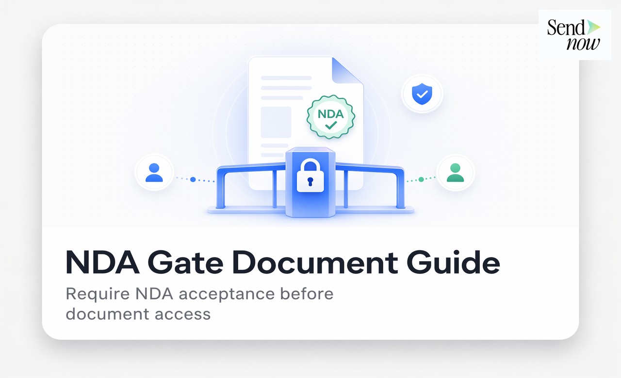 How to Gate Any Document Behind an NDA (Free Template Included)