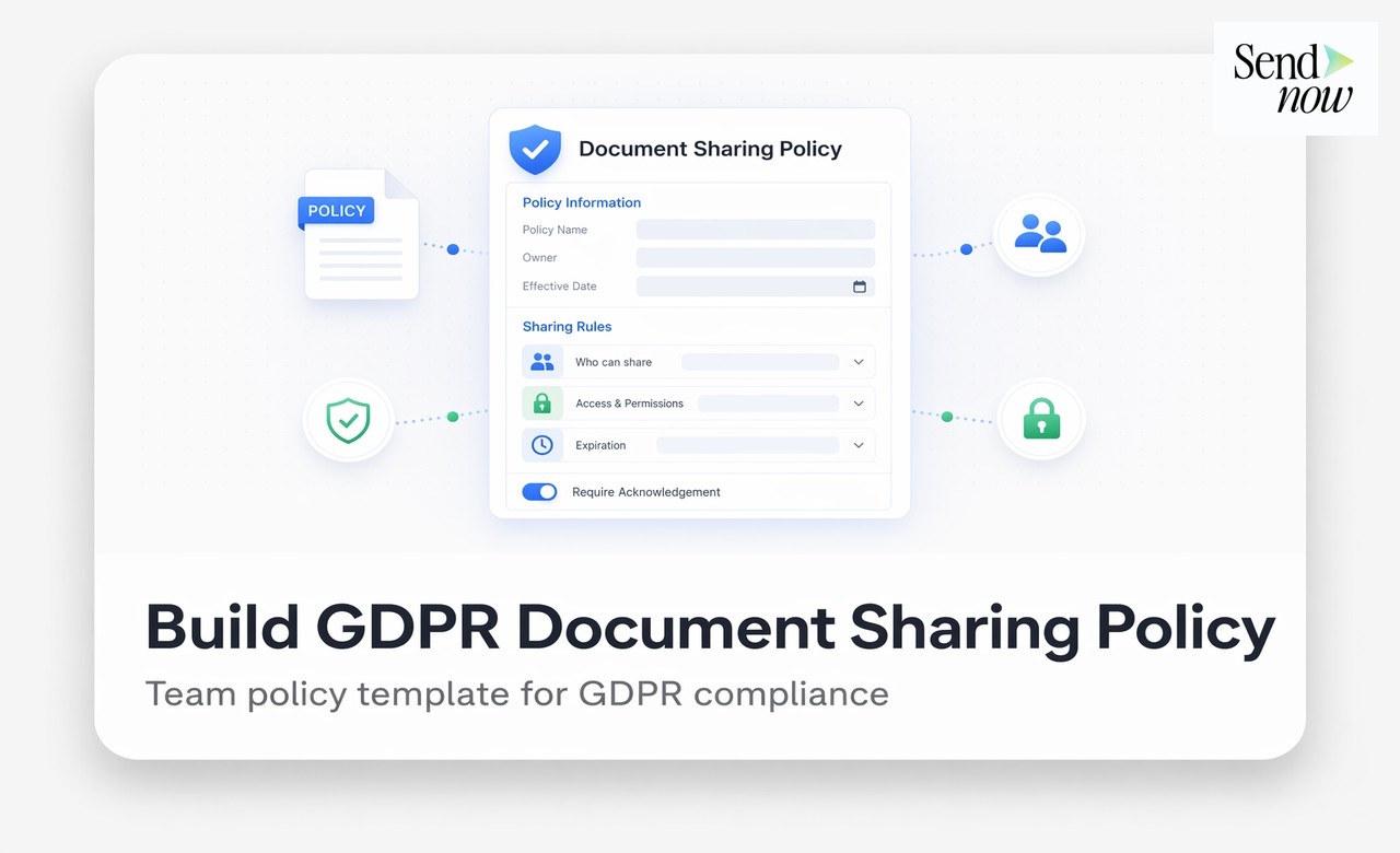How to Build a GDPR Document Sharing Policy for Your Team