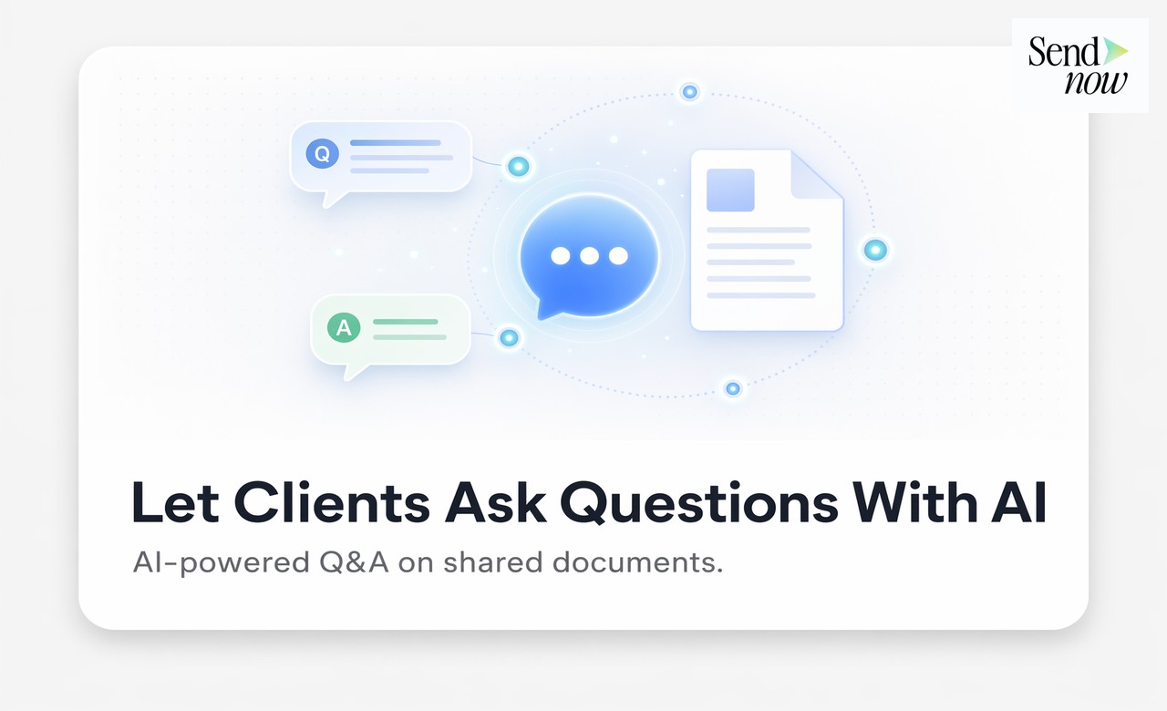 How to Let Clients Ask Questions About Your Documents With AI