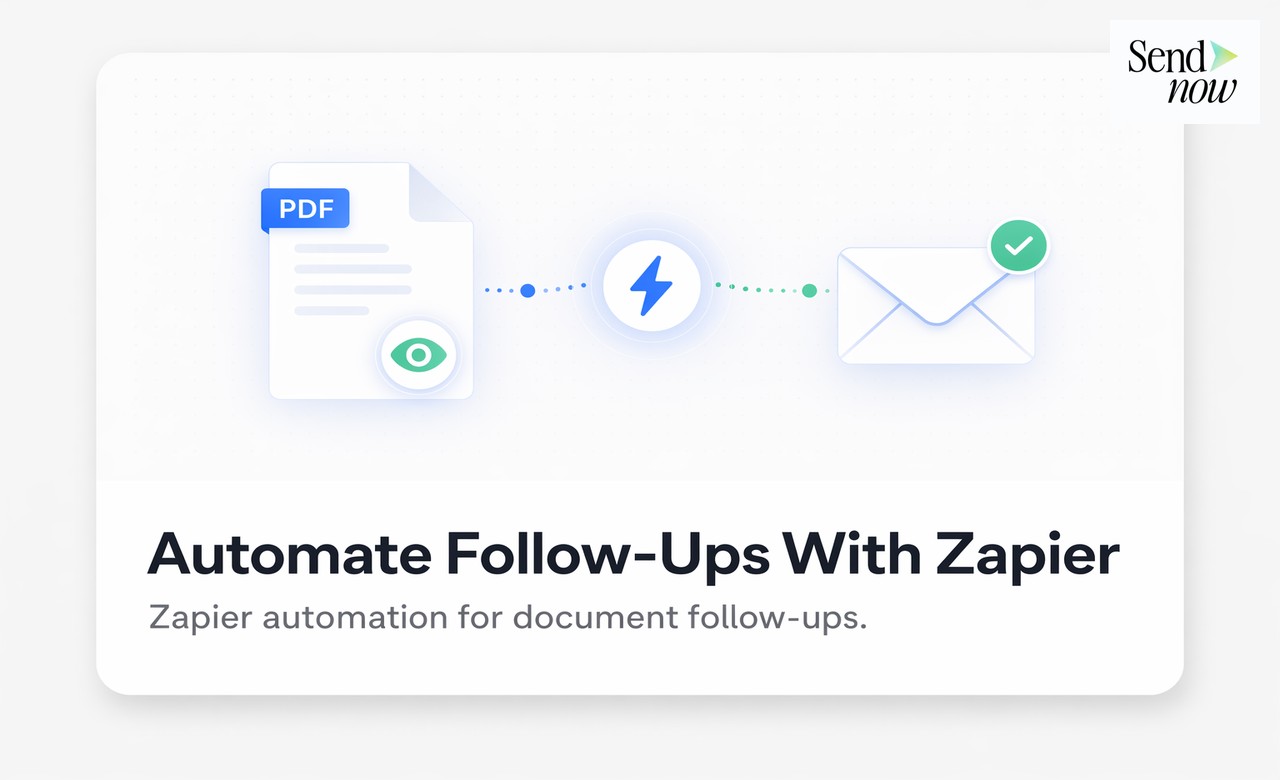 How to Automate Sales Follow-Ups With Document Tracking and Zapier